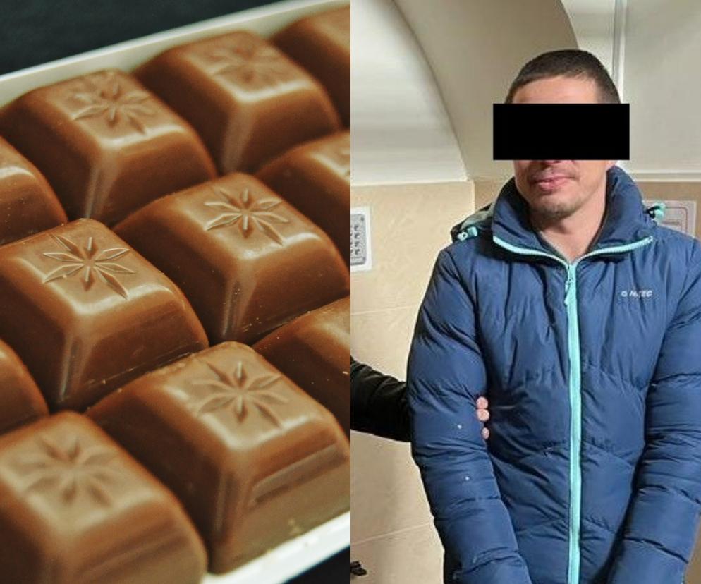 Pobił kasjerkę w Stokrotce w Lublinie czekoladą. Okazało się, że ma przy sobie 100 g amfetaminy