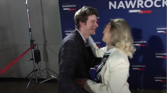 Daniel Nawrocki z dziewczyną Magdą