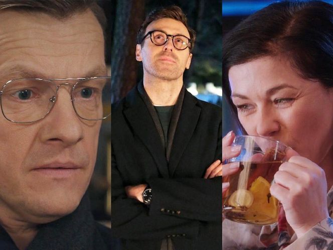 M jak miłość, odcinek 1858: Piotrek (Marcin Mroczek), odc. 1864. Dariusz Hoffman (Mateusz Rusin), Kinga (Katarzyna Cichopek)