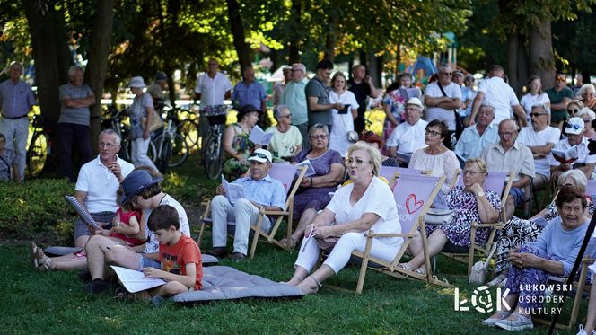Chętnych do wspólnego śpiewania w Łukowie nie brakowało