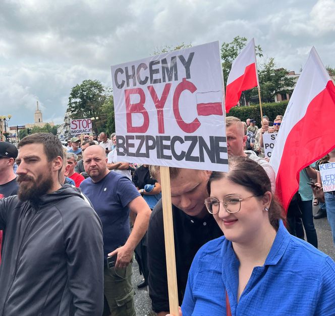 Protest Konfederacji w Siedlcach zgromadził ok. 600 osób