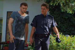 M jak miłość, odcinek 1410. Janek (Tomas Kollarik), Bartek (Arkadiusz Smoleński)