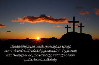 Środa Popielcowa - kartki do pobrania