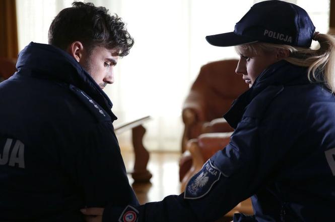 M jak miłość odc. 1444. Rafał (Jakub Kucner), Sonia (Barbara Wypych)