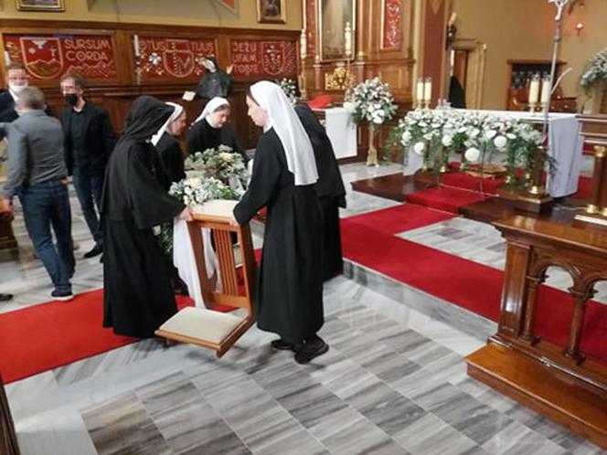 Przygotowania do ślubu w Łagiewnikach