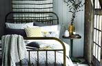 Sypialnia w stylu scandi boho