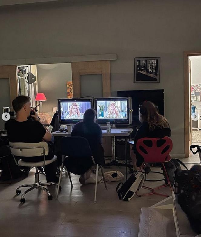 Krystyna Banach (Dorota Chotecka-Pazura) na planie nowego sezonu M jak miłość