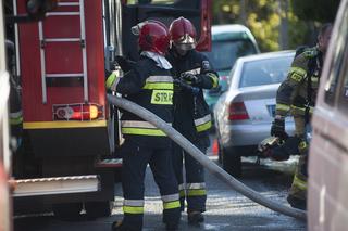 GIGANTYCZNY pożar w Lublinie. Ogromne straty. Kilkudziesięciu strażaków w akcji