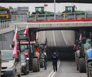 Protest rolników Zakręt