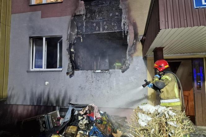 Nowy Sącz. Tragiczny pożar mieszkania. Jedna osoba nie zdążyła uciec