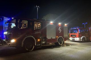 Spłonęło maserati. Nocny pożar w Lipnie koło Leszna