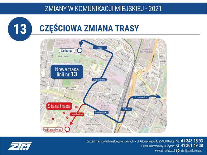 Linie autobusowe pojadą inaczej. W Kielcach będą spore zmiany w komunikacji miejskiej