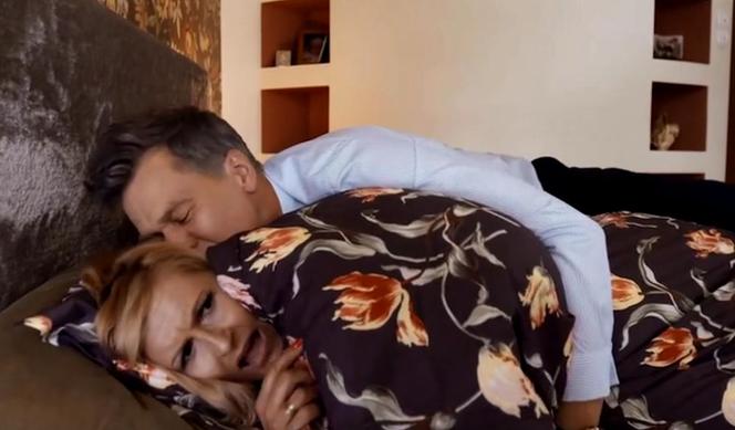Na dobre i na złe odc. 797. Andrzej Falkowicz (Michał Żebrowski), Alina (Katarzyna Skrzynecka)