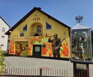 Niezwykły mural strażaków OSP w Tuligłowach!