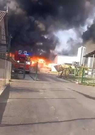 Pożar pod Stargardem