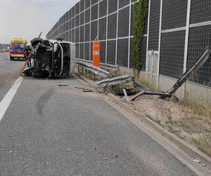 Wypadek na A4 w Biadolinach Radłowskich - 12.07.2023r.