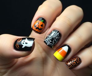 paznokcie na hallowen