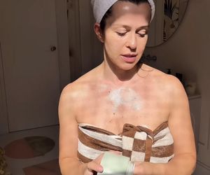 Malwina Wędzikowska w ręczniku i... bez