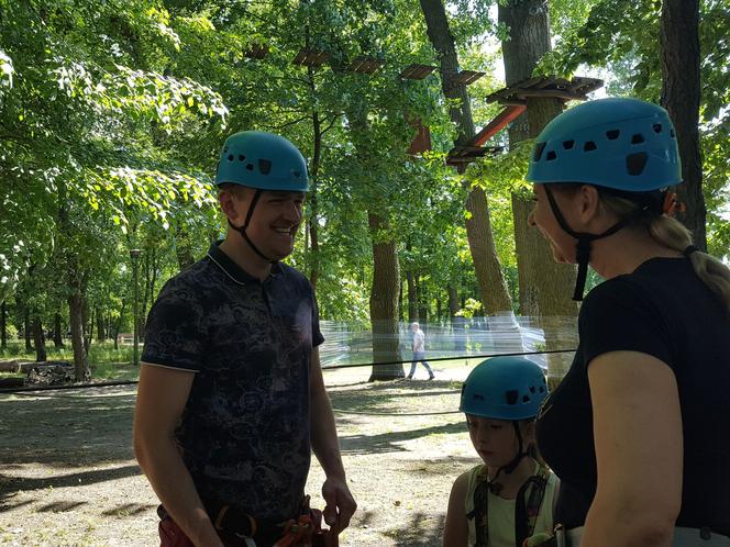 Nowy właściciel myśli o nowych atrakcjach w Parku Linowym "Tarzan" w Lesznie