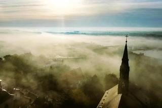 Sandomierz z lotu ptaka