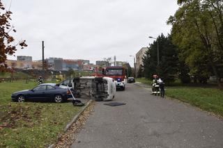 Tarnów. Młody dostawca jedzenia przegrał z prawami fizyki! Spowodował duże szkody