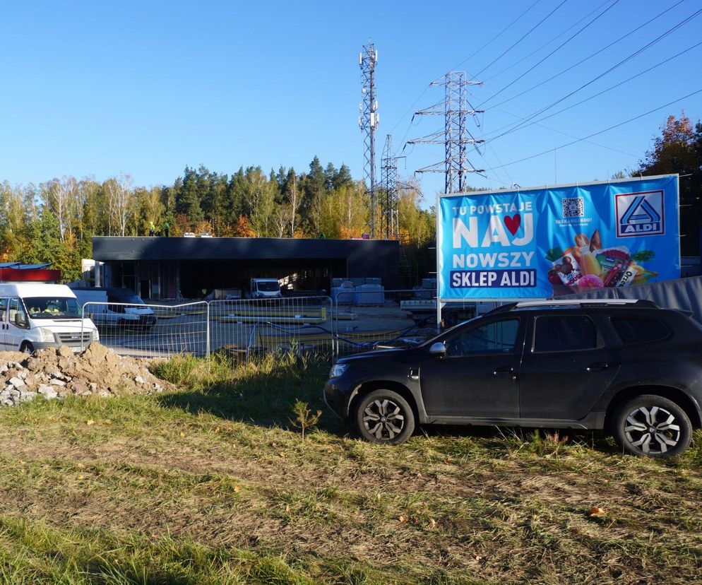 Na obrzeżach Olsztyna powstaje nowy sklep ALDI. Wiemy, kiedy zaplanowano otwarcie [ZDJĘCIA]