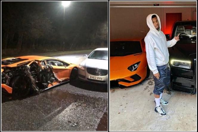 Piłkarz Lys Mousset grający w Premier League rozbił Lamborghini