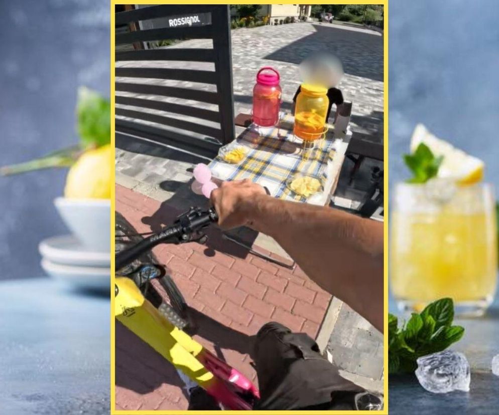 Dzieci sprzedawały lemoniadę. Rowerzysta z wielkim gestem zrobił im dzień