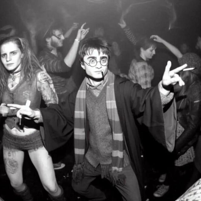 Gruba impreza rave w Hogwarcie. Tak szaleją Harry, Hermiona i Voldemort. Tych zdjęć nie odzobaczysz