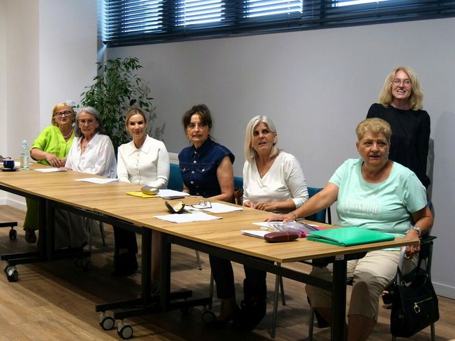 Marta Nawrocka śpiewała i gotowała z seniorami w Stalowej Woli