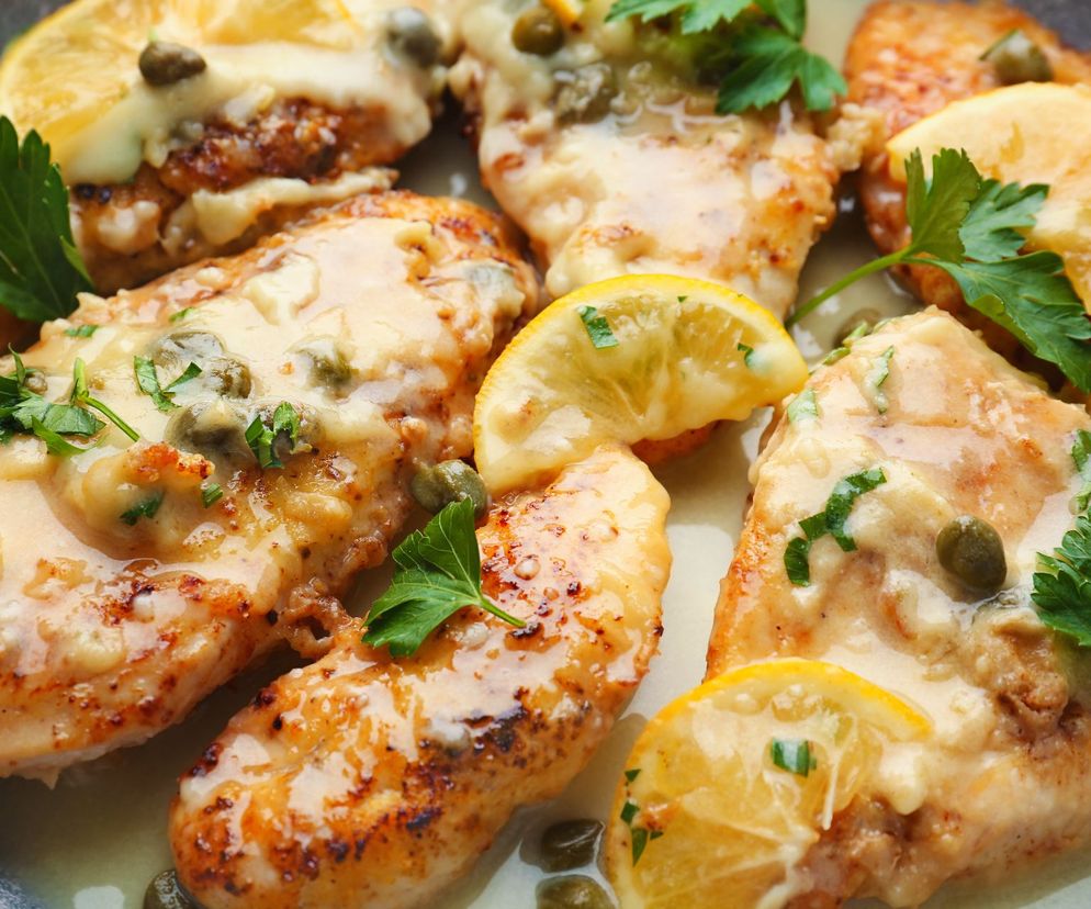 Kurczak  piccata. Włoski sposób na pierś z kurczaka