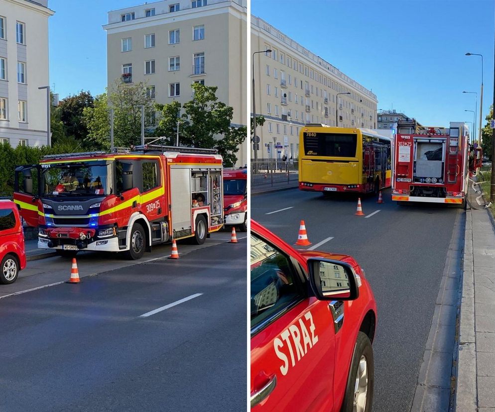 Pożar metra w Warszawie