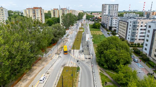 Tramwaj na Stegny w Warszawie