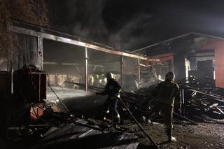 Pożar budynku gospodarczego w gminie Nowa Słupia