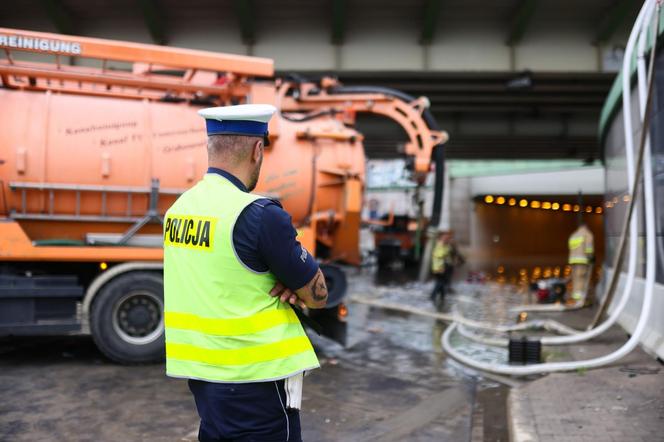 Warszawa zalana po burzy