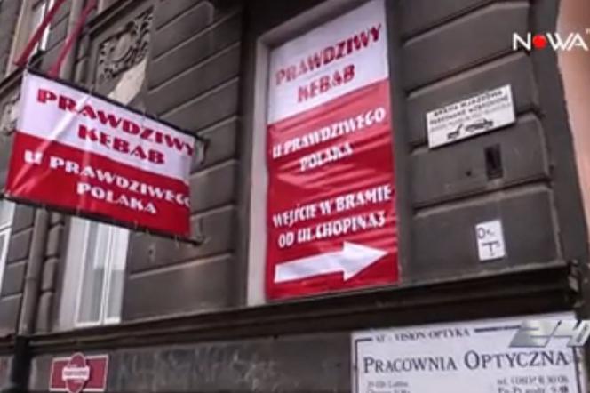 Kebab „u prawdziwego Polaka”. Prawdziwy patriotyzm w Lublinie? [WIDEO NOWA TV 24 GODZINY]