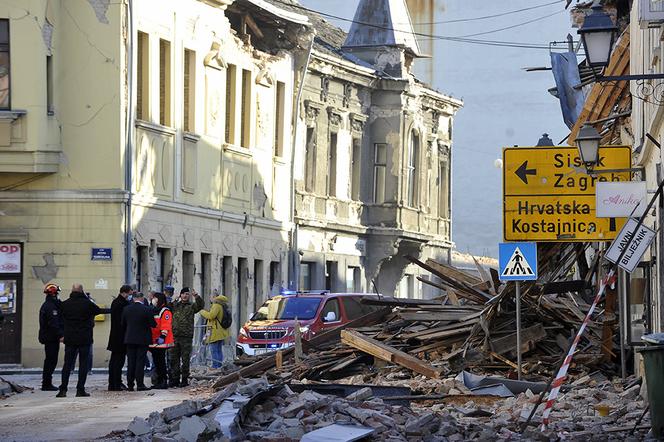 Trzęsienie ziemi zmiotło pół miasta! Horror w Chorwacji. Szokujące wideo