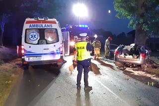 Tragiczny wypadek pod Mogilnem! Zginął kierowca i pasażerka