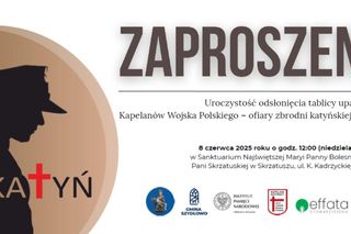 Odsłonięcie tablicy upamiętniającej Kapelanów WP ofiary zbrodni katyńskiej