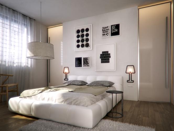Biała sypialnia (źródło: www.designersko.pl)