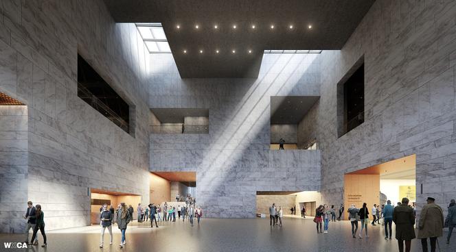 Muzeum Historii Polski - budowa na półmetku 