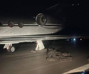 Pękła opona w smaolocie z prezydentem.