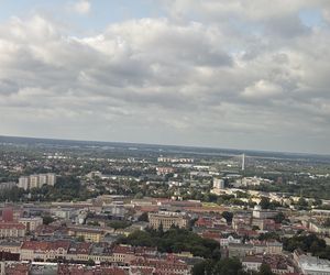 Byliśmy 40, piętrze najwyższego budynku mieszkalnego w Polsce. Widok jest niesamowity