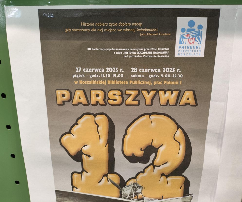 Miłośnicy lotnictwa zapraszają na konferencję do Koszalina