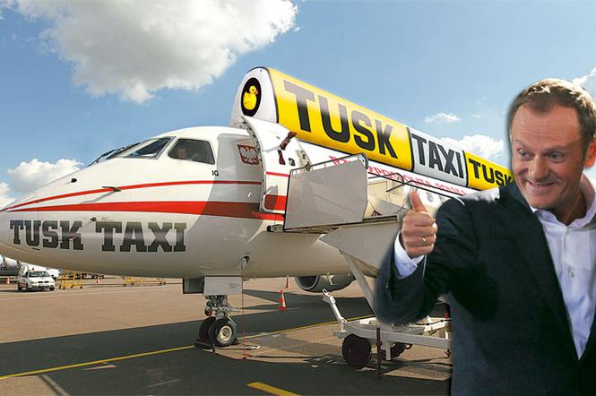 Podniebne Tusk taxi latało 100 razy