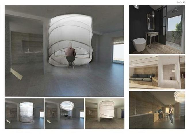 Wyniki konkursu studenckiego Architektury murator, Mieszkanie młodego architekta, wyróżnienie honorowe