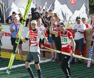 Kamil Stoch podczas konkursu indywidualnego mistrzostw Polski w skokach narciarskich