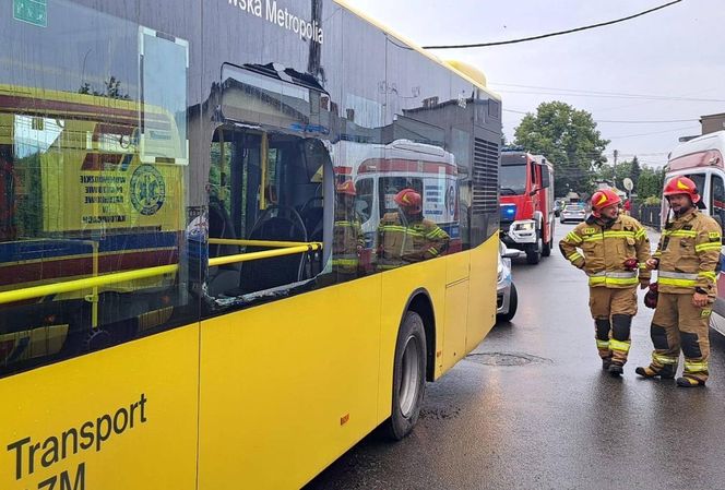 Wypadek autobusu w Tarnowskich Górach