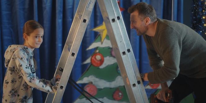 M jak miłość odc. 1854. Bartek (Arkadiusz Smoleński), Hania (Wiktoria Basik)