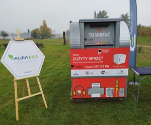 Dębowy Elektryczny Las został zasadzony nad Siedleckim zalewem w ramach programu Polska Stolica Recyklingu